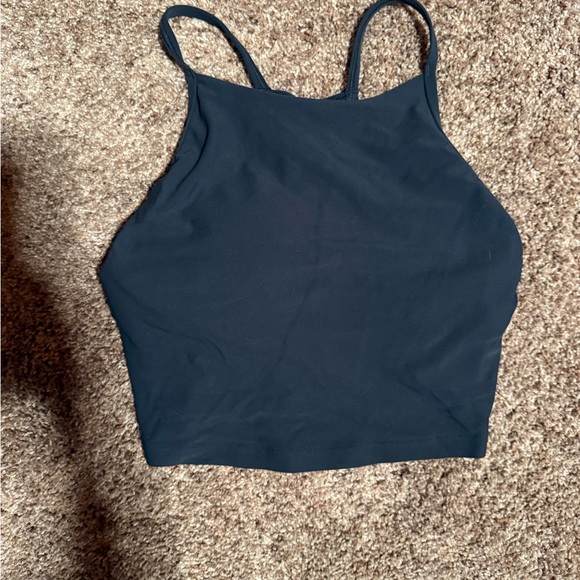 Old Navy Tops - Old Navy Black Cropped High-Neck Tank Top